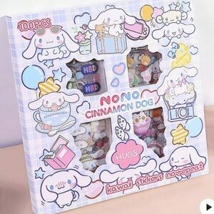 NWT Cinnamoroll 100pcs sticker box set